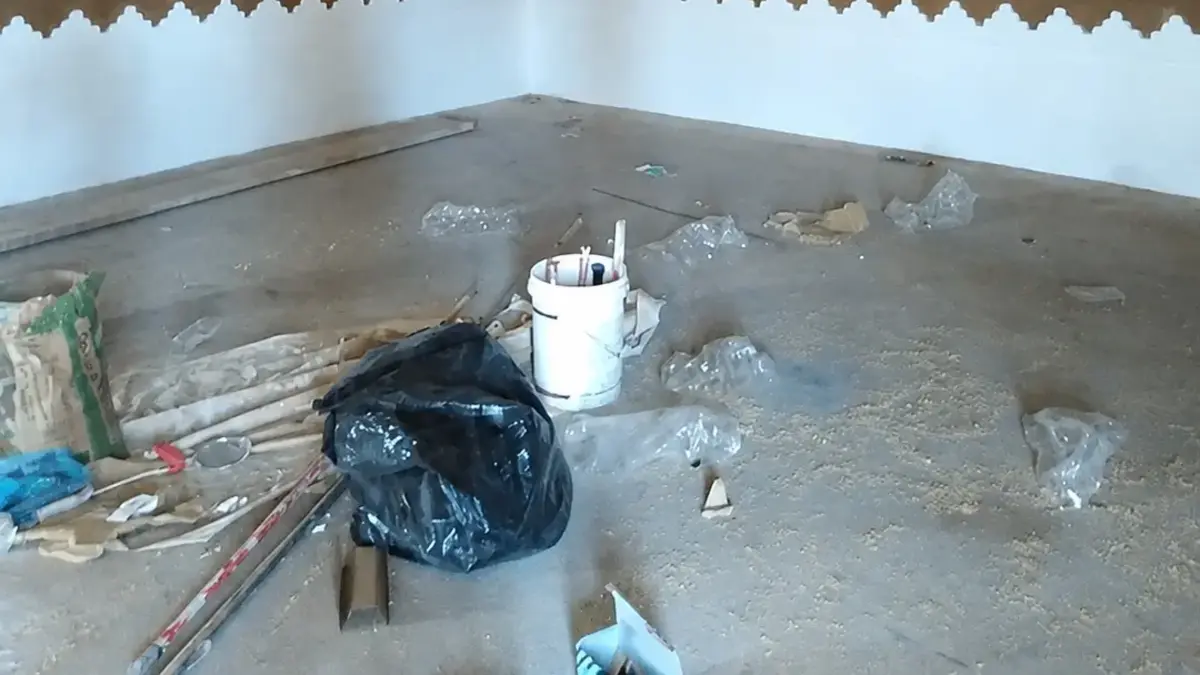 أسقف جريد النخل في الحدود الشمالية