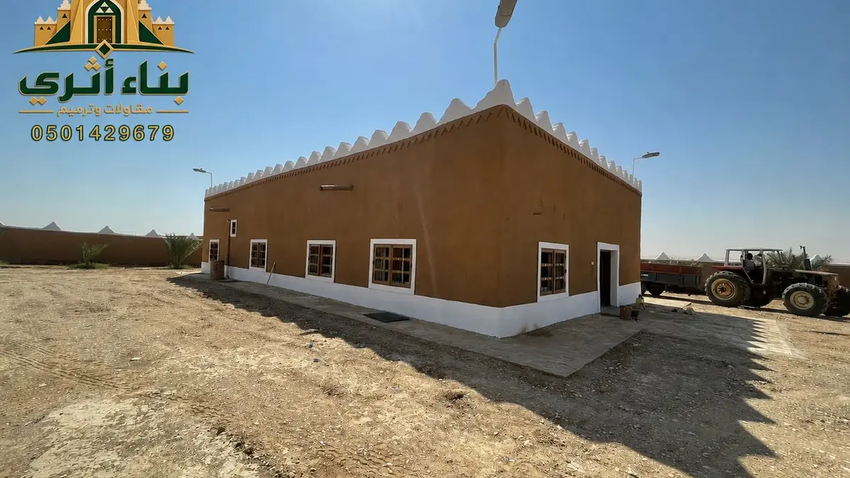 تنفيذ أبراج الطين التراثية في الرياض
