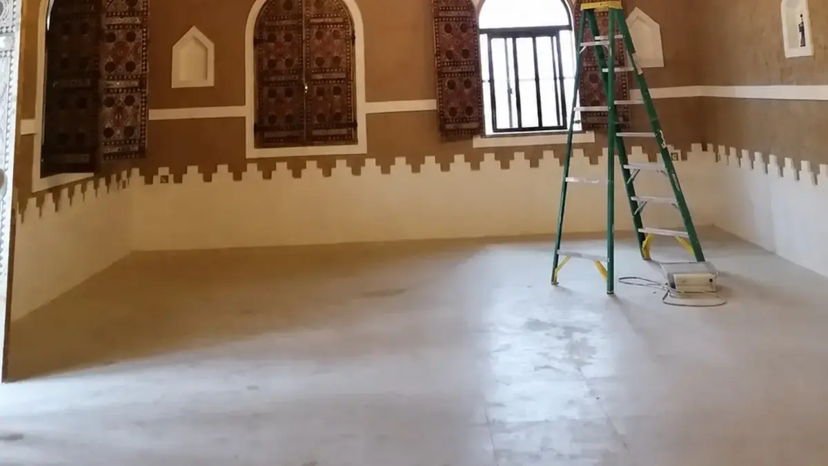 أسقف خشب الأثل في جازان