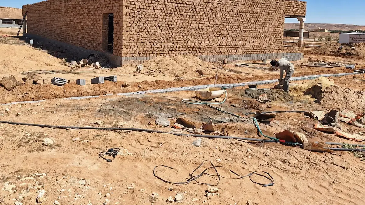 أسقف جريد النخل في الرياض