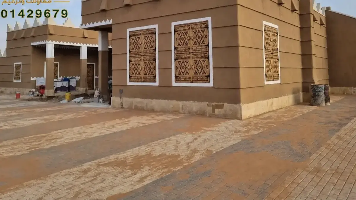 بناء البيوت التراثية في جازان