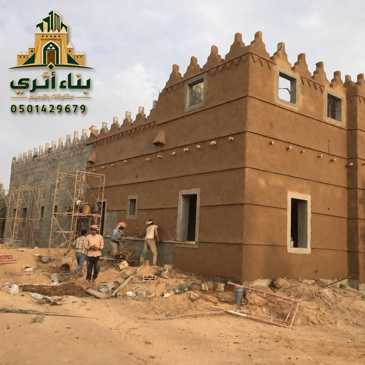 فتحات ونوافذ تراثية في منطقة مكة المكرمة ضمن أعمال البناء والترميم التراثي