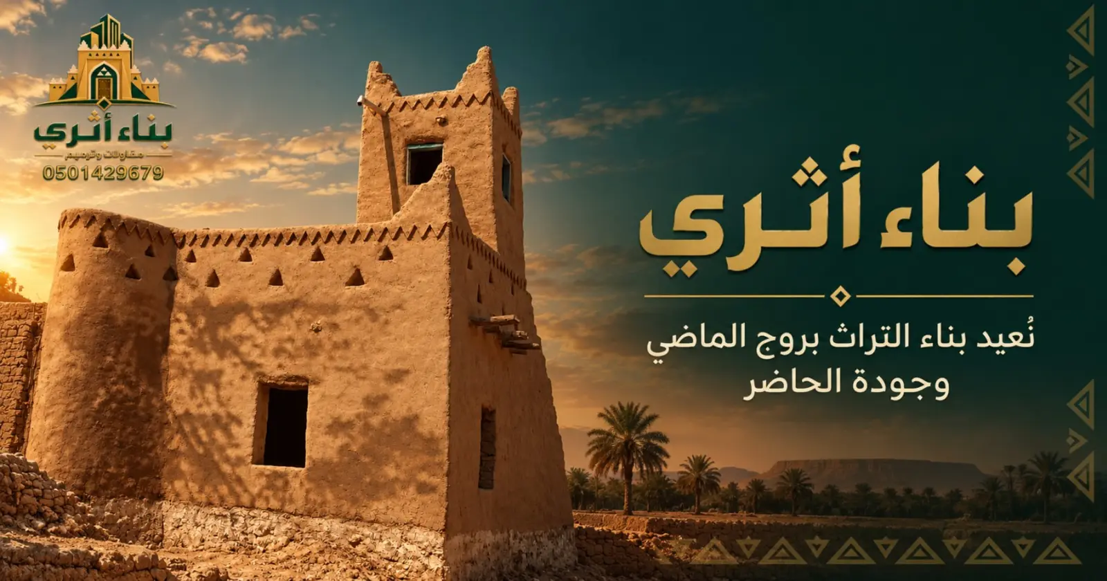 واجهات وأبراج طينية
